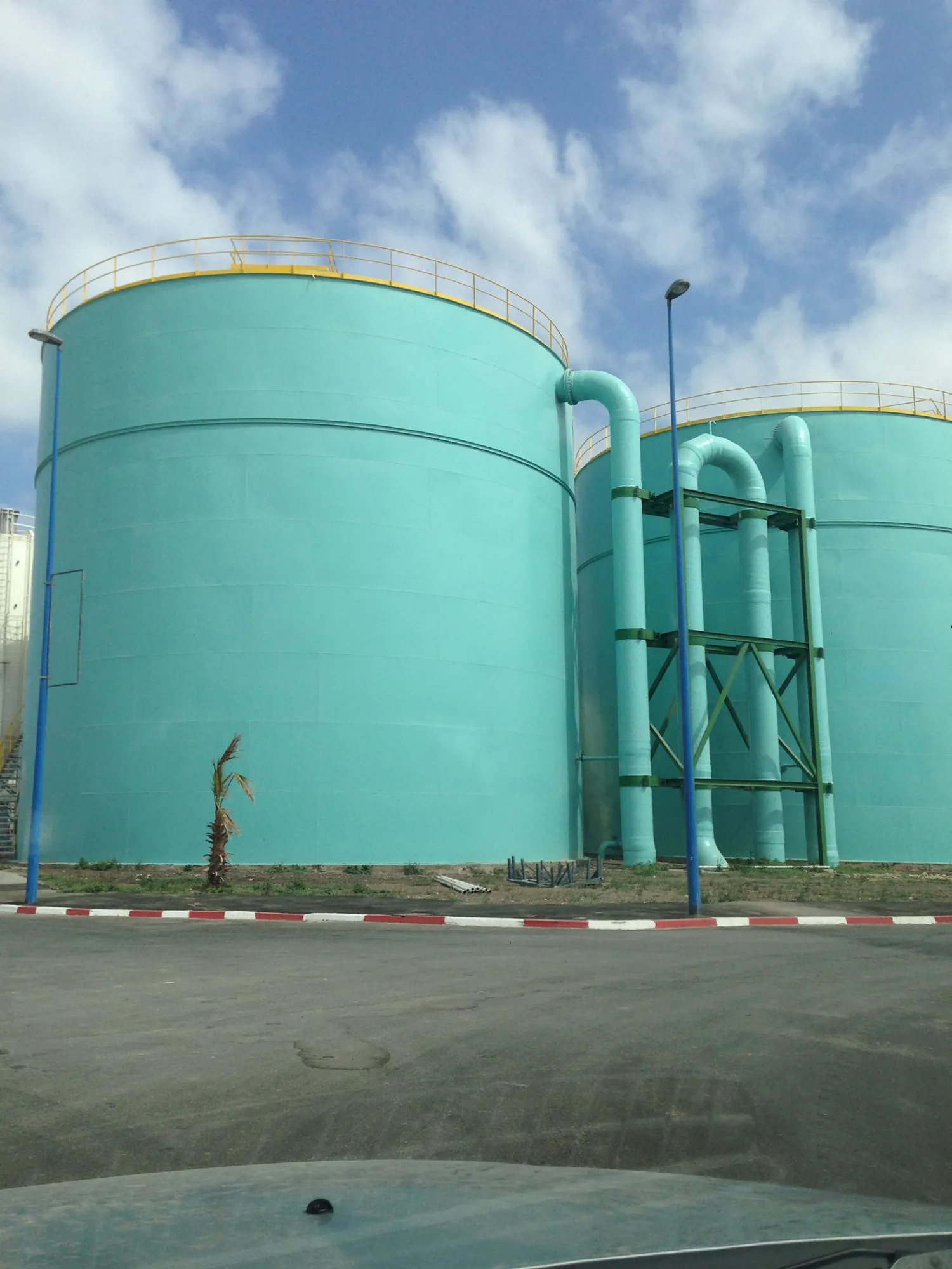 Deux bacs d&rsquo;eau potable de 5000 m&sup3; &agrave; Jorf Lasfar