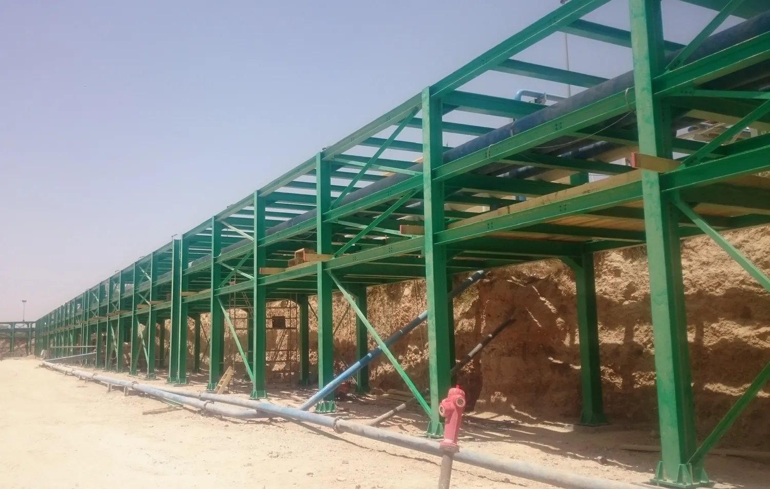 MEA Expansion, lot charpente m&eacute;tallique, extension laverie MEA &agrave; Khouribga